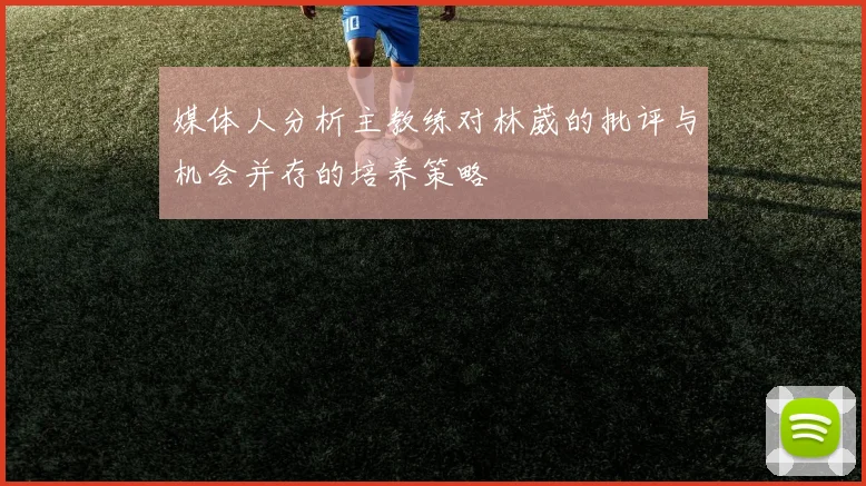 媒体人分析主教练对林葳的批评与机会并存的培养策略